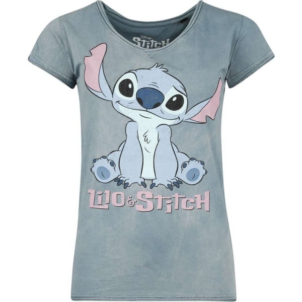 Lilo & Stitch Stitch - Sit Dámské tričko modrá - Merchstore.cz