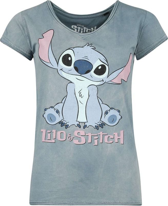 Lilo & Stitch Stitch - Sit Dámské tričko modrá - Merchstore.cz Lilo & Stitch Stitch - Sit Dámské tričko modrá - Merchstore.cz