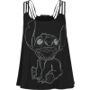 Lilo & Stitch Stitch - Sit Dámský top černá - Merchstore.cz