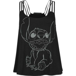 Lilo & Stitch Stitch - Sit Dámský top černá - Merchstore.cz