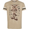 Looney Tunes Coyote Genius Tričko béžová - Merchstore.cz