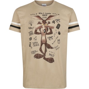 Looney Tunes Coyote Genius Tričko béžová - Merchstore.cz
