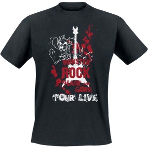 Looney Tunes Taz - Monster Rock Tričko černá - Merchstore.cz