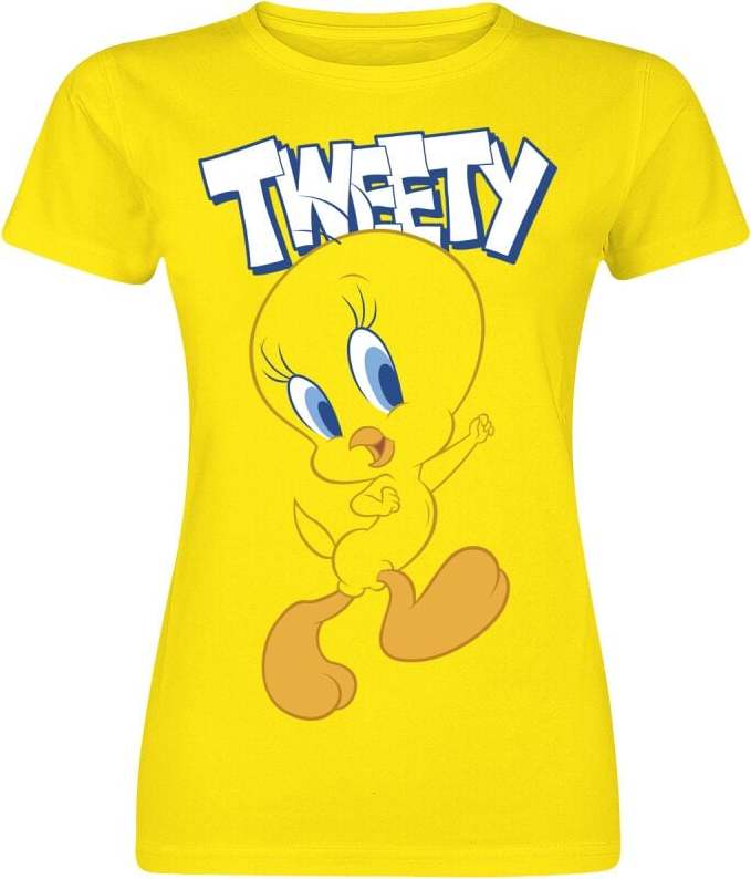 Looney Tunes Tweety Dámské tričko žlutá - Merchstore.cz Looney Tunes Tweety Dámské tričko žlutá - Merchstore.cz