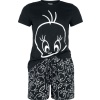 Looney Tunes Tweety Outlines pyžama černá - Merchstore.cz