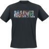 Marvel Character Logo Tričko černá - Merchstore.cz