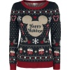 Mickey & Minnie Mouse Happy Holidays Pletený svetr vícebarevný - Merchstore.cz