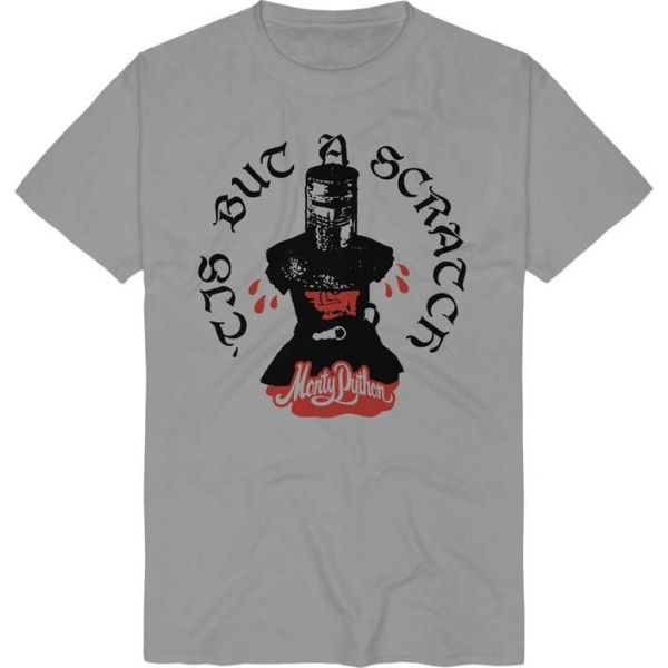 Monty Python Black Night Scratch Tričko šedá - Merchstore.cz