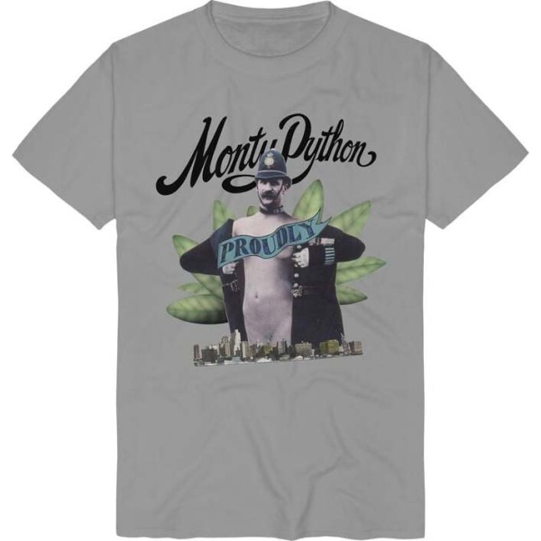 Monty Python Proudly Collage Tričko šedá - Merchstore.cz