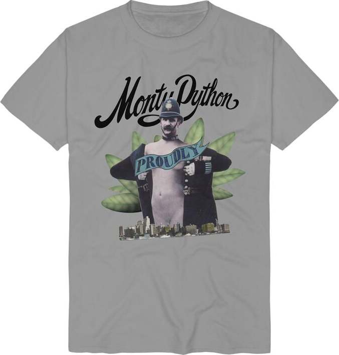 Monty Python Proudly Collage Tričko šedá - Merchstore.cz Monty Python Proudly Collage Tričko šedá - Merchstore.cz