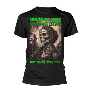 Night Of The Living Dead Zombie F2 Tričko černá - Merchstore.cz