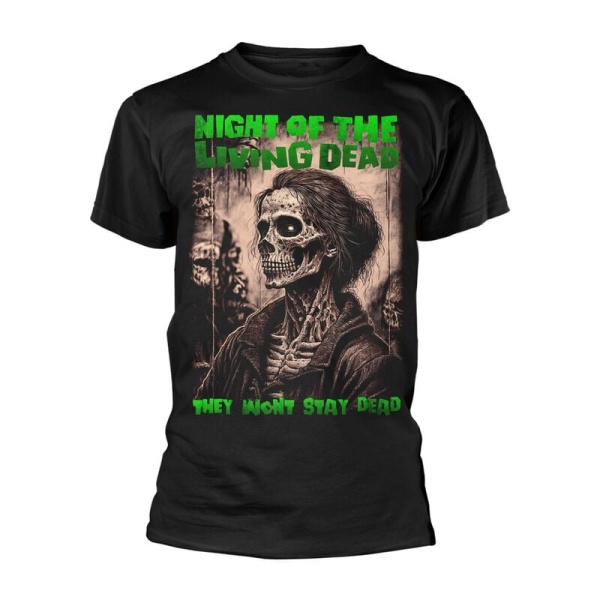 Night Of The Living Dead Zombie F2 Tričko černá - Merchstore.cz