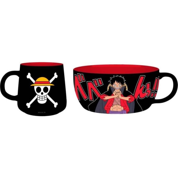 One Piece Ruffy Jídelní sada vícebarevný - Merchstore.cz