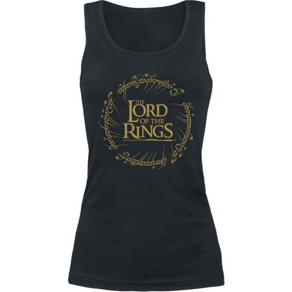 Pán prstenů Logo Dámský top černá - Merchstore.cz