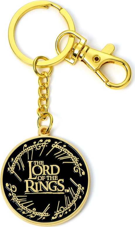 Pán prstenů The Lord Of The Rings Logo Klíčenka cerná/zlatá - Merchstore.cz Pán prstenů The Lord Of The Rings Logo Klíčenka cerná/zlatá - Merchstore.cz