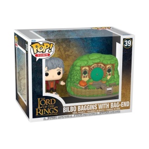 Pán prstenů Vinylová figurka č.39 Bilbo Baggins with Bag-End (Pop Town!) Sberatelská postava vícebarevný - Merchstore.cz