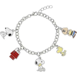 Peanuts Characters náramek stríbrná - Merchstore.cz