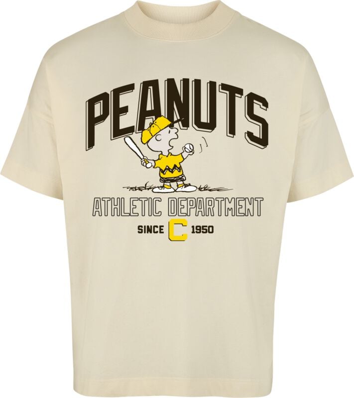 Peanuts Charlie Brown - Athletic Department - Oversize Tričko přírodní - Merchstore.cz Peanuts Charlie Brown - Athletic Department - Oversize Tričko přírodní - Merchstore.cz