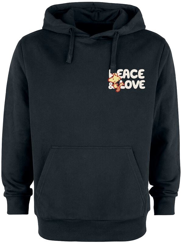 Peanuts Snoopy Love Mikina s kapucí černá - Merchstore.cz Peanuts Snoopy Love Mikina s kapucí černá - Merchstore.cz