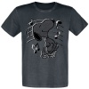 Peanuts Snoopy Music Tričko černá - Merchstore.cz