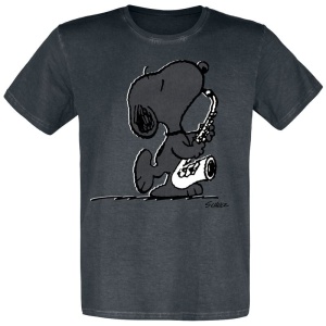 Peanuts Snoopy Tričko černá - Merchstore.cz