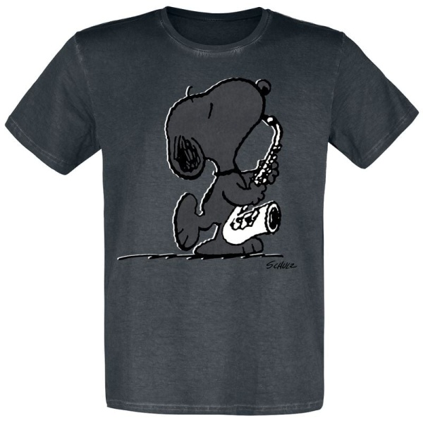 Peanuts Snoopy Tričko černá - Merchstore.cz