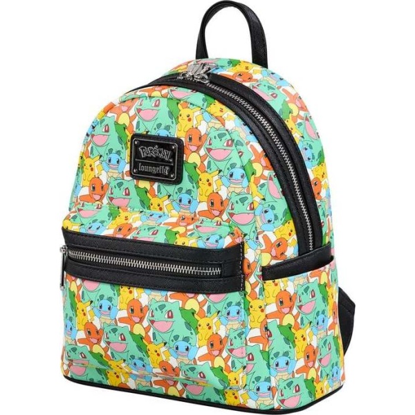 Pokémon Loungefly - Pikachu & Starter Batoh vícebarevný - Merchstore.cz