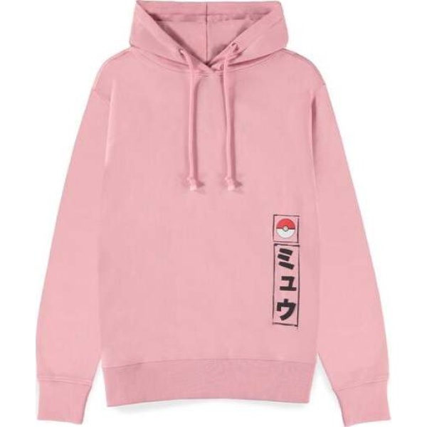 Pokémon Mew Dámská mikina s kapucí růžová - Merchstore.cz