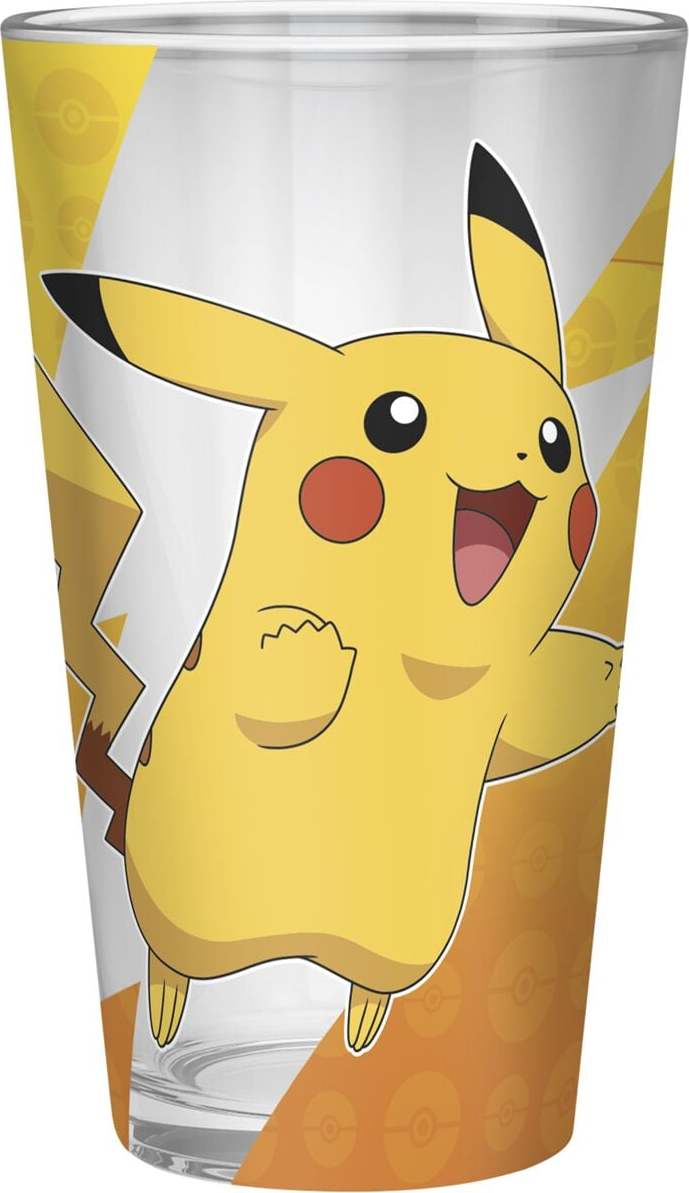 Pokémon Pikachu sklenicka transparentní - Merchstore.cz Pokémon Pikachu sklenicka transparentní - Merchstore.cz