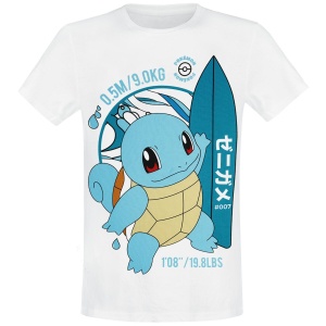 Pokémon Squirtle Dámské tričko bílá - Merchstore.cz