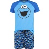 Sesame Street Cookie Monster pyžama modrá - Merchstore.cz