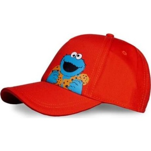 Sesame Street Krümelmonster Baseballová kšiltovka červená - Merchstore.cz