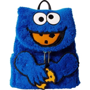 Sesame Street Plyšák Loungefly - Cookie Monster Batoh vícebarevný - Merchstore.cz