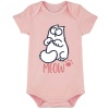 Simon's Cat Meow body světle růžová - Merchstore.cz