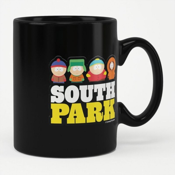 South Park Logo Hrnek černá - Merchstore.cz