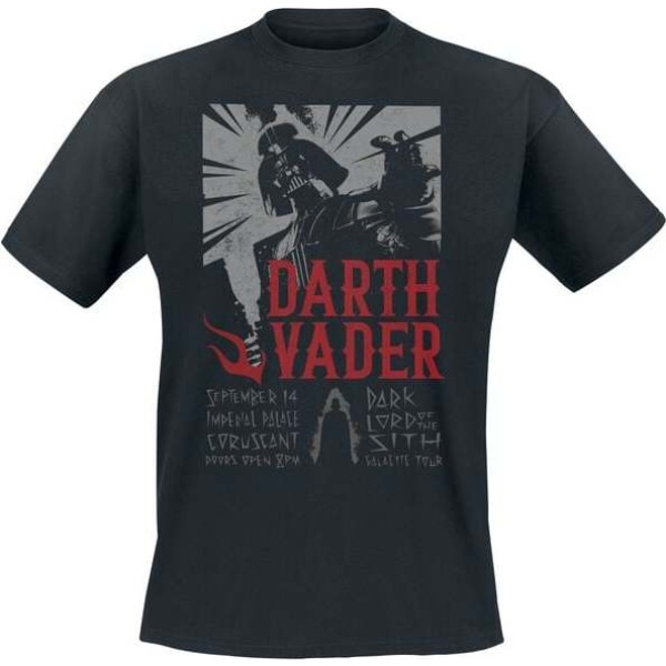 Star Wars Darth Vader - Galactic Tour Tričko černá - Merchstore.cz