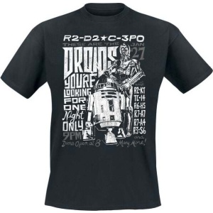 Star Wars Droids Tričko černá - Merchstore.cz