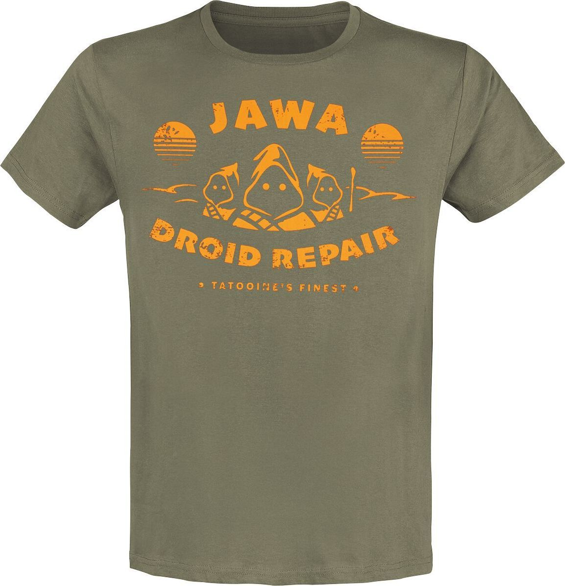 Star Wars Jawa Droid Repair Tričko khaki - Merchstore.cz Star Wars Jawa Droid Repair Tričko khaki - Merchstore.cz