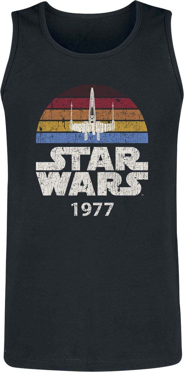Star Wars X-Wing 1977 Tank top černá - Merchstore.cz