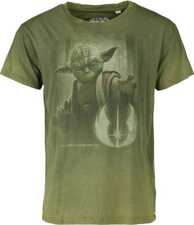 Star Wars Yoda - May The Force Be With You Tričko zelená - Merchstore.cz Star Wars Yoda - May The Force Be With You Tričko zelená - Merchstore.cz