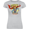 Supergirl Does everything better than you Dámské tričko prošedivelá - Merchstore.cz