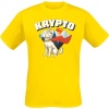 Superman 2025 - Krypto The Superdog Tričko žlutá - Merchstore.cz