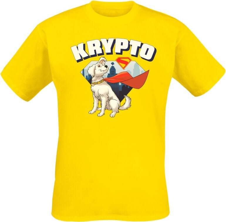 Superman 2025 - Krypto The Superdog Tričko žlutá - Merchstore.cz Superman 2025 - Krypto The Superdog Tričko žlutá - Merchstore.cz