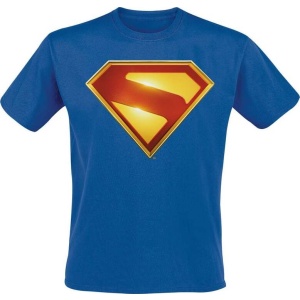 Superman 2025 - Superman Gleaming Logo Tričko modrá - Merchstore.cz