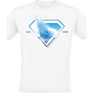 Superman 2025 - Superman Logo Svalbard Take Me Home Tričko bílá - Merchstore.cz
