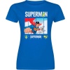 Superman 2025 - Superman Look Up Dámské tričko modrá - Merchstore.cz
