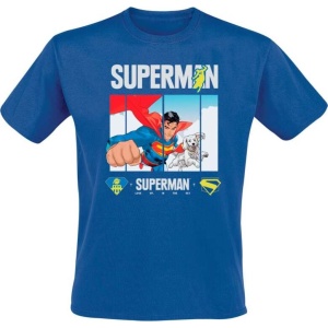 Superman 2025 - Superman Look Up Tričko modrá - Merchstore.cz