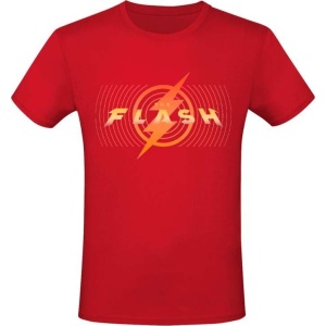 The Flash Logo Tričko červená - Merchstore.cz