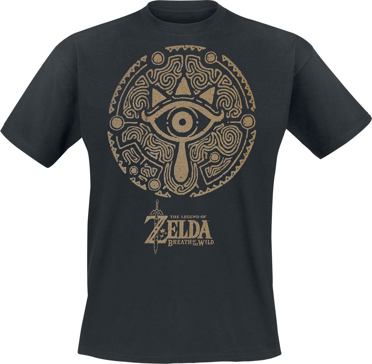 The Legend Of Zelda Emblem Tričko černá - Merchstore.cz The Legend Of Zelda Emblem Tričko černá - Merchstore.cz