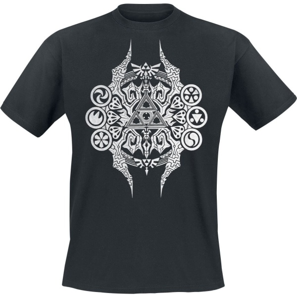 The Legend Of Zelda Emblem Tričko černá - Merchstore.cz